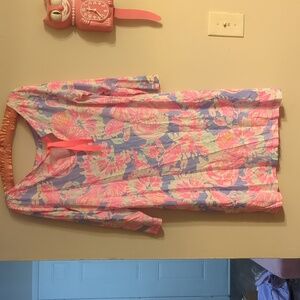 Colourful V Neck Dress